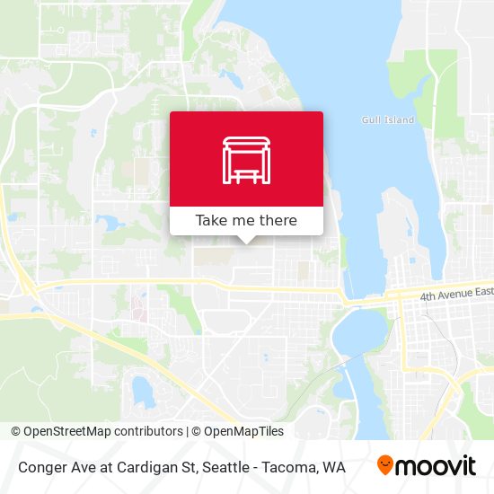 Conger Ave at Cardigan St map