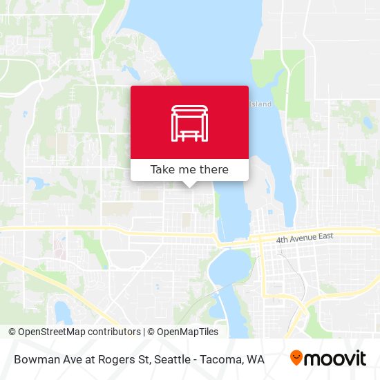 Bowman Ave at Rogers St map