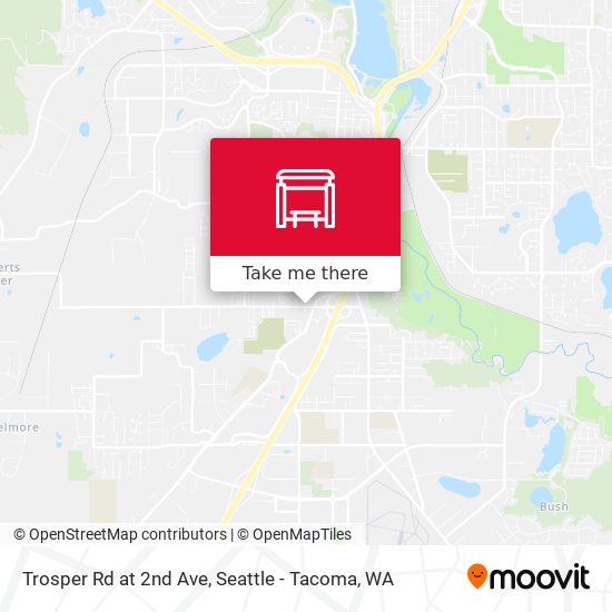 Mapa de Trosper Rd at 2nd Ave