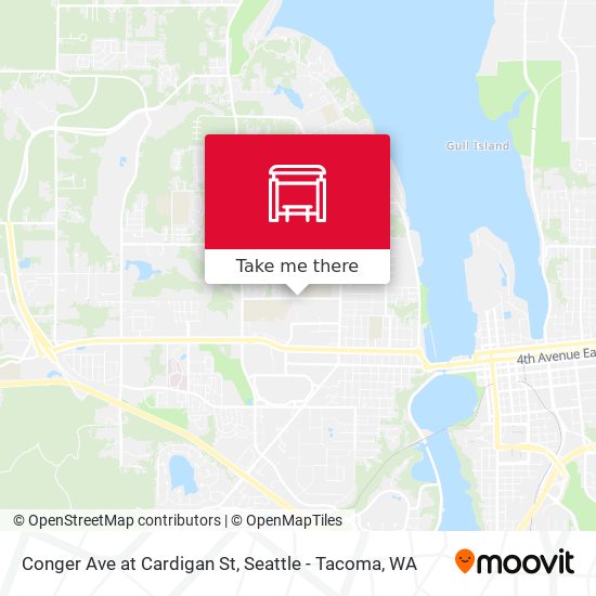 Conger Ave at Cardigan St map