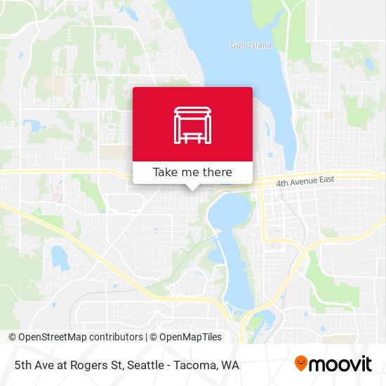 5th Ave at Rogers St map