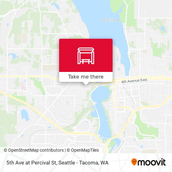 5th Ave at Percival St map