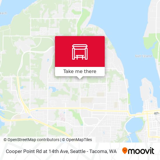 Cooper Point Rd at 14th Ave map