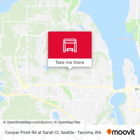 Mapa de Cooper Point Rd at Sarah Ct