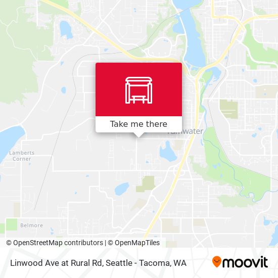 Mapa de Linwood Ave at Rural Rd