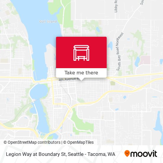 Mapa de Legion Way at Boundary St
