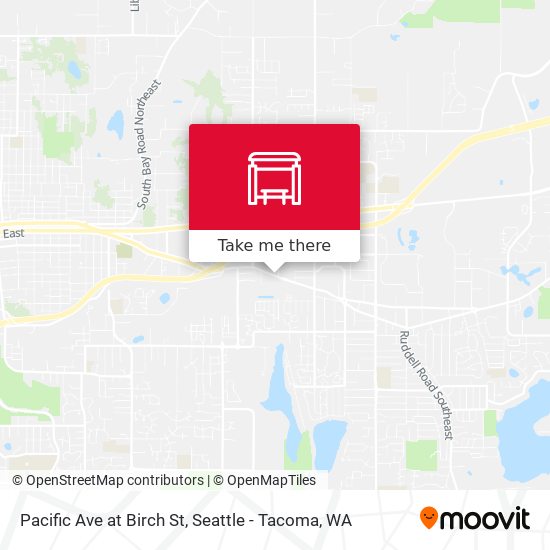 Mapa de Pacific Ave at Birch St