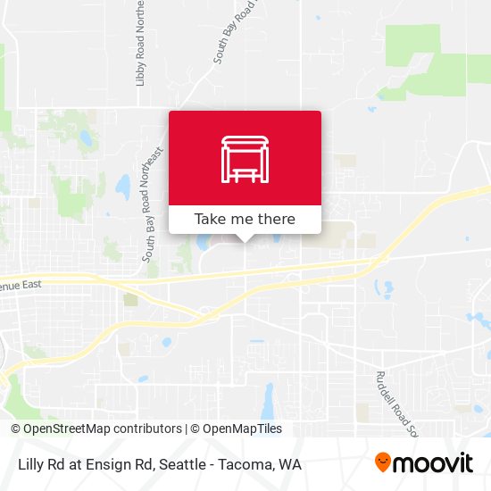 Lilly Rd at Ensign Rd map