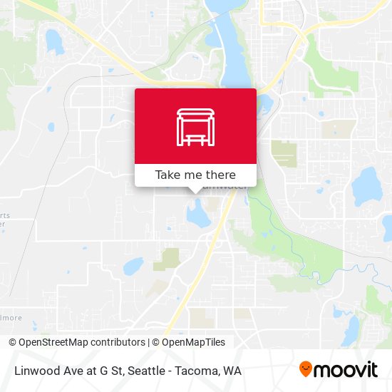 Mapa de Linwood Ave at G St
