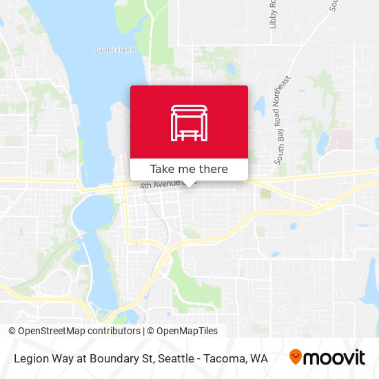 Mapa de Legion Way at Boundary St
