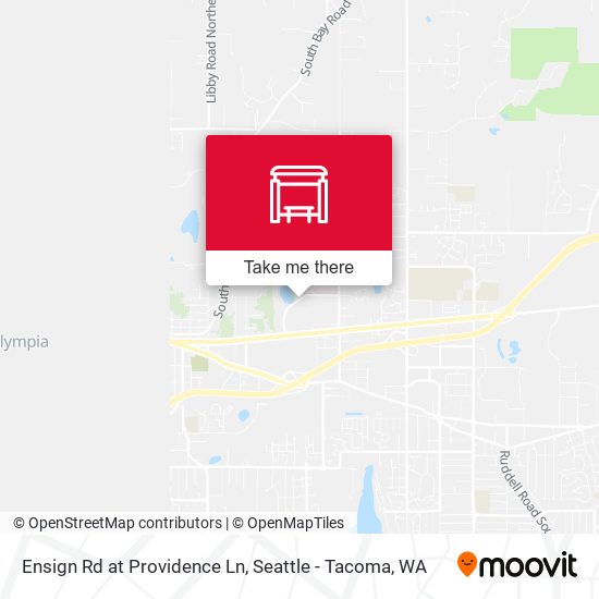 Ensign Rd at Providence Ln map