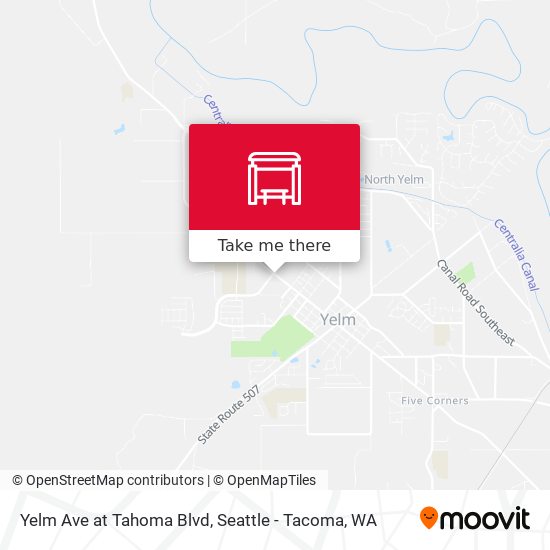 Yelm Ave at Tahoma Blvd map