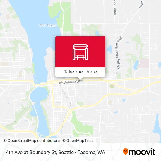 Mapa de 4th Ave at Boundary St