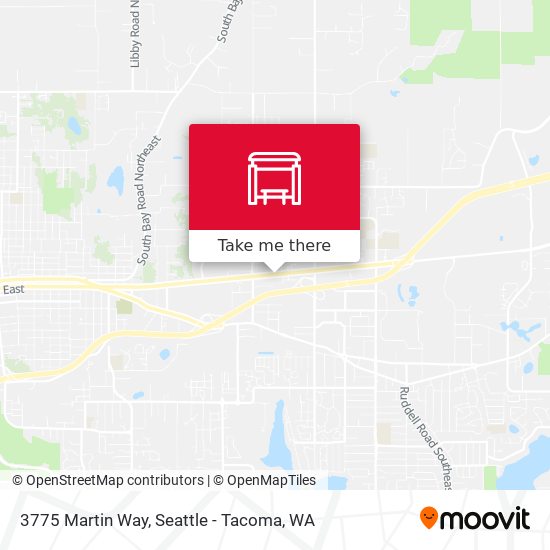 3775 Martin Way map