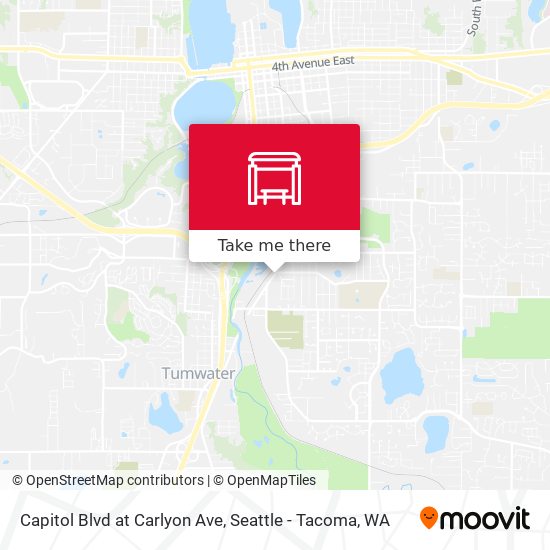 Capitol Blvd at Carlyon Ave map
