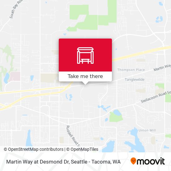 Mapa de Martin Way at Desmond Dr