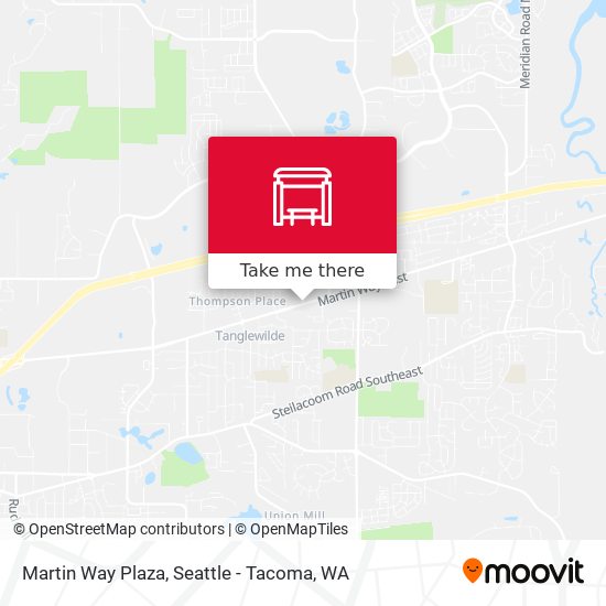 Martin Way Plaza map