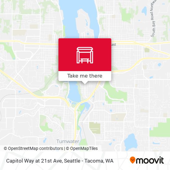 Mapa de Capitol Way at 21st Ave