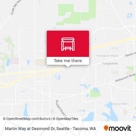Martin Way at Desmond Dr map