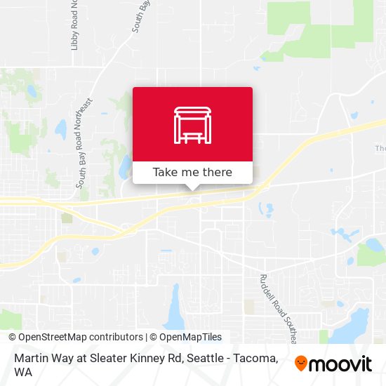 Martin Way at Sleater Kinney Rd map