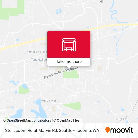 Mapa de Steilacoom Rd at Marvin Rd