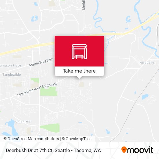 Deerbush Dr at 7th Ct map