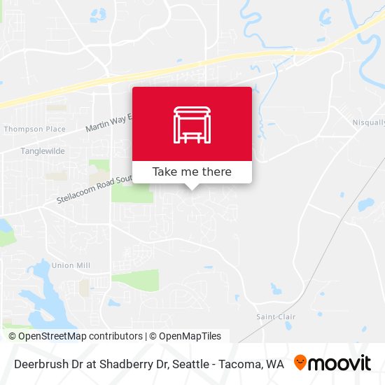 Mapa de Deerbrush Dr at Shadberry Dr