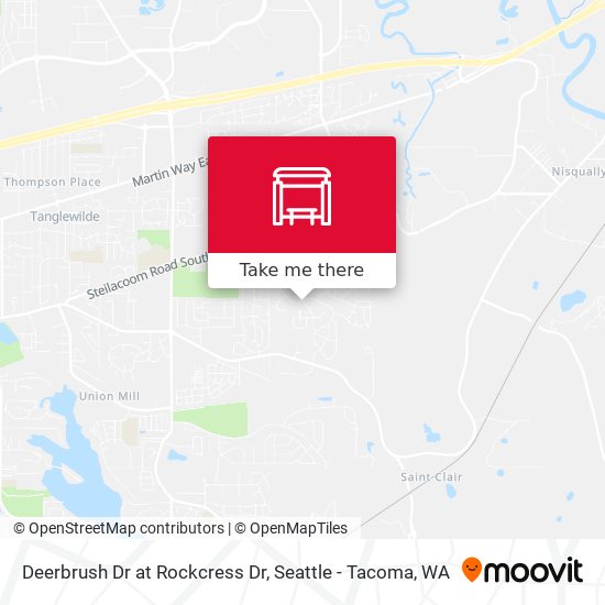Deerbrush Dr at Rockcress Dr map