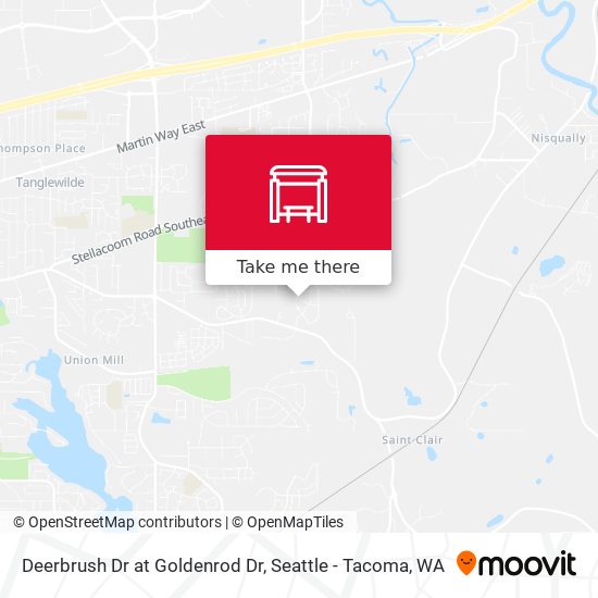 Mapa de Deerbrush Dr at Goldenrod Dr