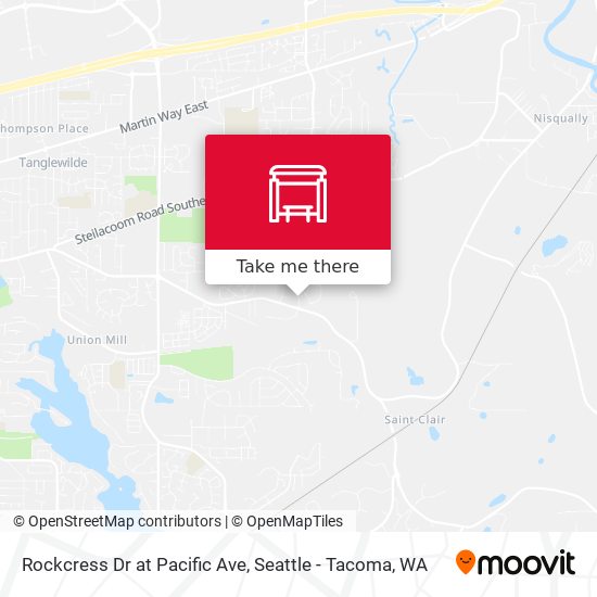 Rockcress Dr at Pacific Ave map