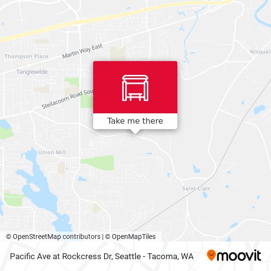 Pacific Ave at Rockcress Dr map