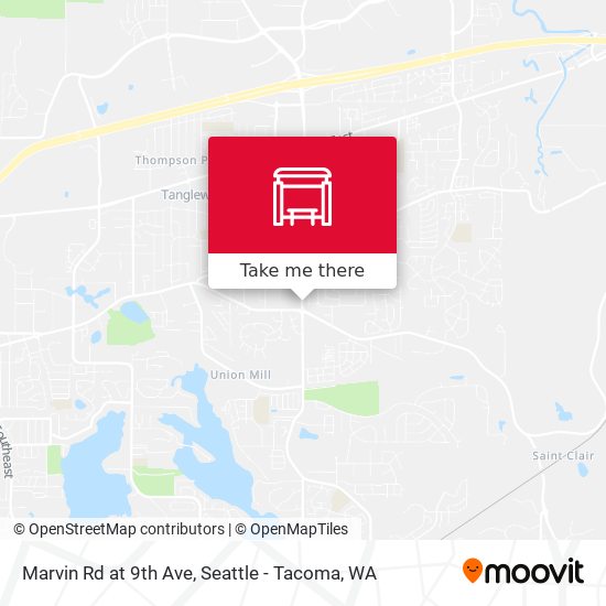 Mapa de Marvin Rd at 9th Ave