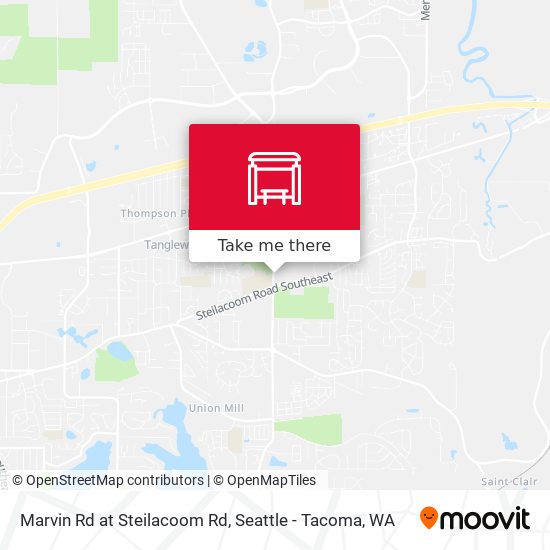 Marvin Rd at Steilacoom Rd map