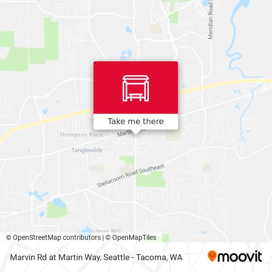 Mapa de Marvin Rd at Martin Way