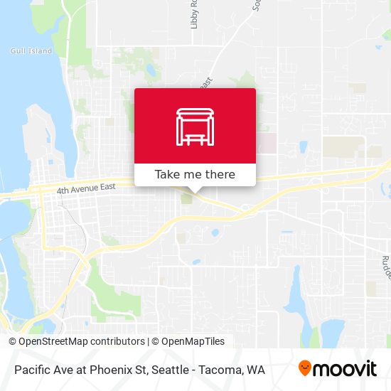 Mapa de Pacific Ave at Phoenix St