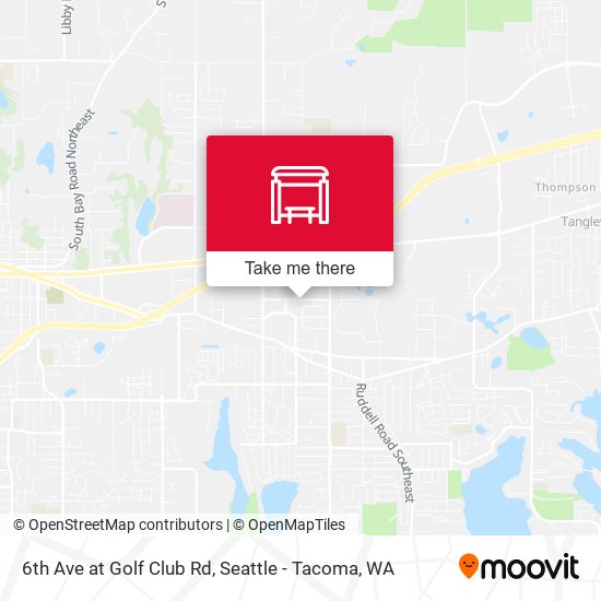 6th Ave at Golf Club Rd map