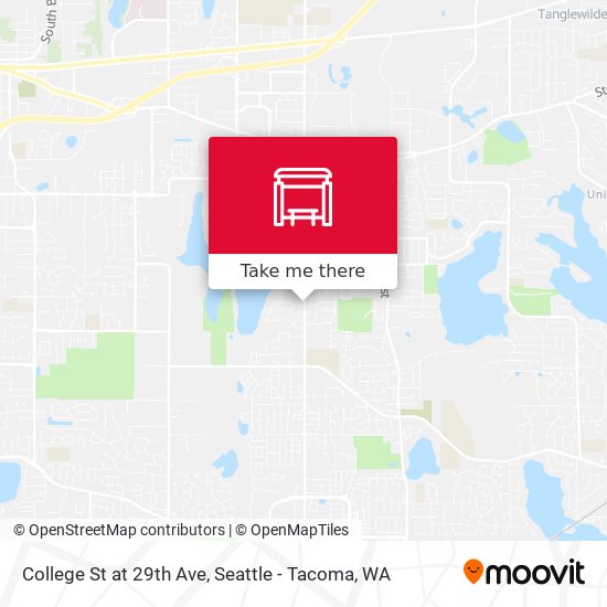College St at 29th Ave map