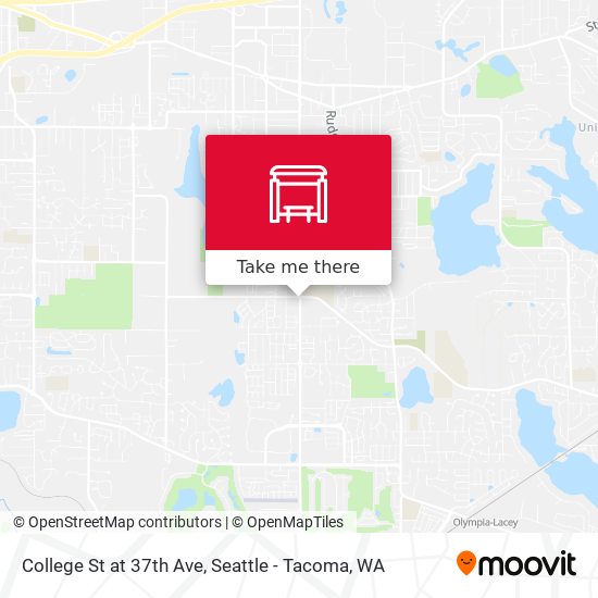 Mapa de College St at 37th Ave