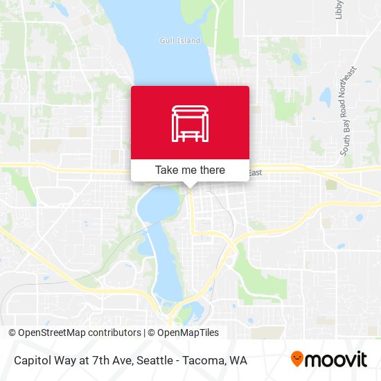 Capitol Way at 7th Ave map