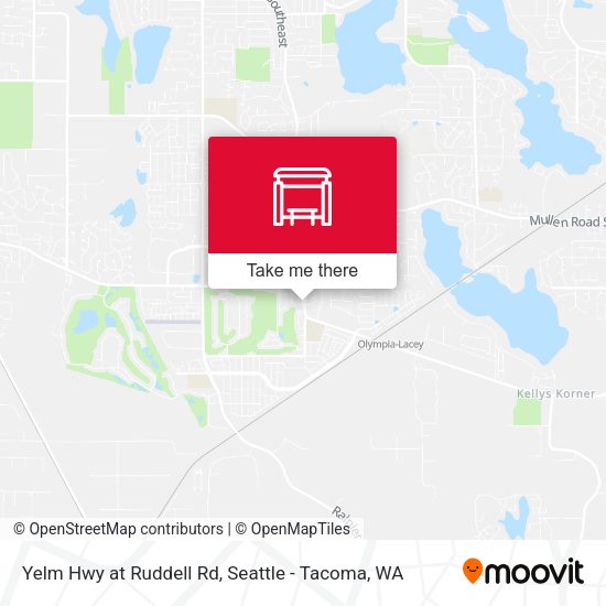 Mapa de Yelm Hwy at Ruddell Rd