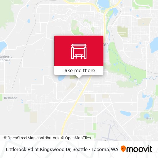 Littlerock Rd at Kingswood Dr map