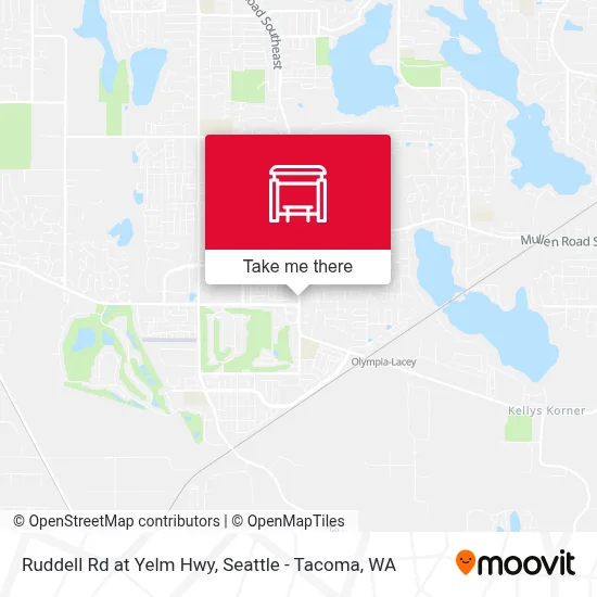 Ruddell Rd at Yelm Hwy map