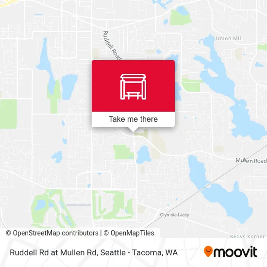 Ruddell Rd at Mullen Rd map