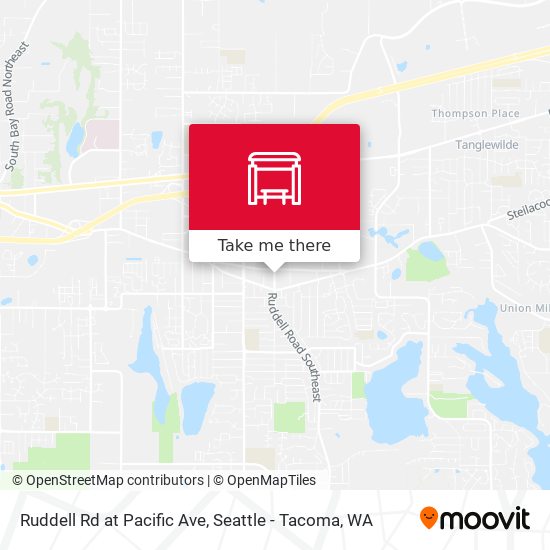 Mapa de Ruddell Rd at Pacific Ave