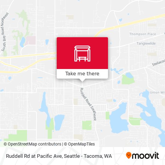 Ruddell Rd at Pacific Ave map