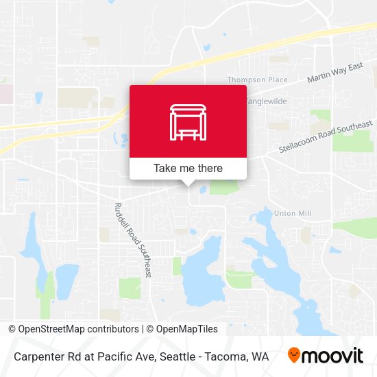 Mapa de Carpenter Rd at Pacific Ave