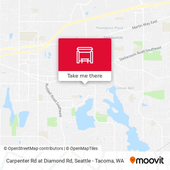 Carpenter Rd at Diamond Rd map