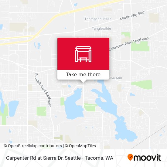 Carpenter Rd at Sierra Dr map