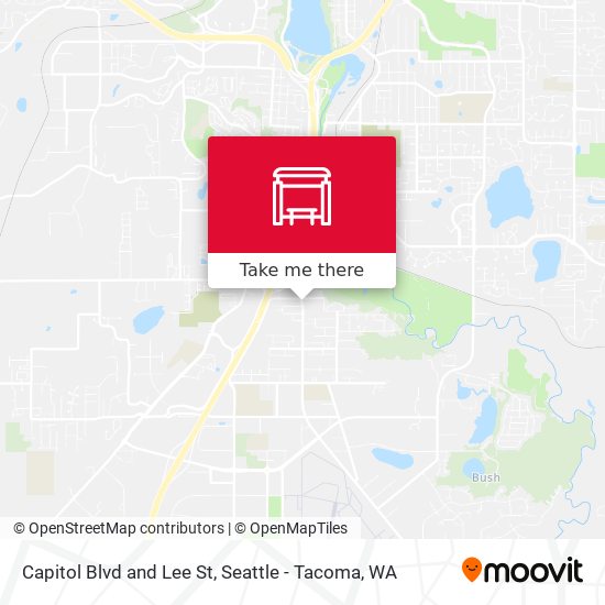 Mapa de Capitol Blvd and Lee St
