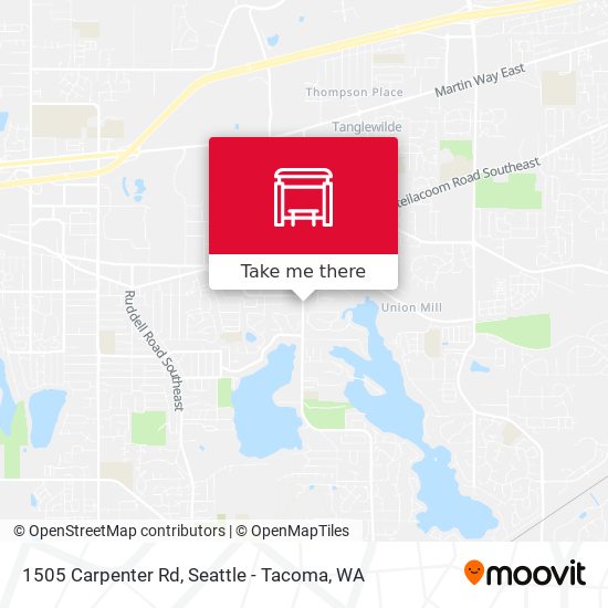 1505 Carpenter Rd map